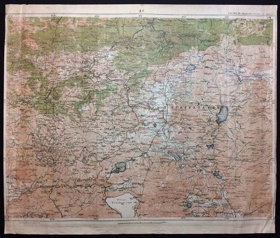 Карта Ахалкалакского и Ахалцихского уездов, 1910-е гг.