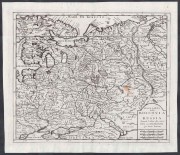 Новая карта Московии или России, [1738] год.