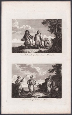 Жители Сибири: Удмурты / Самоеды, 1780-е года.