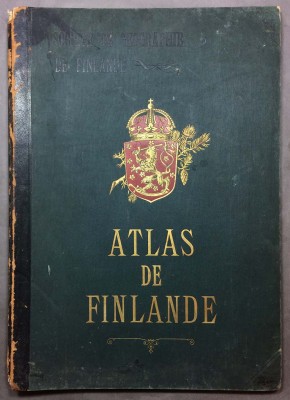 Первый атлас Финляндии, 1899 год.