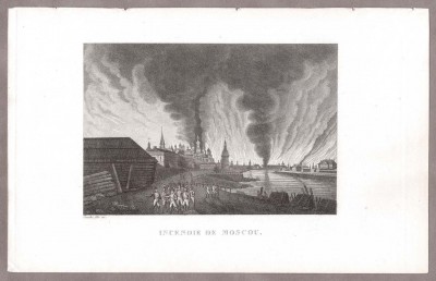 Московский пожар 1812 года.