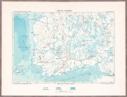 Карта финских озёр.
