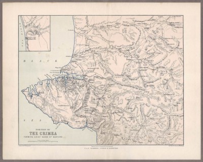Карта Гераклейского полуострова, Севастополь.
