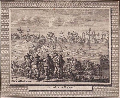 Пороги на Волхове у Ладоги, 1634 год.