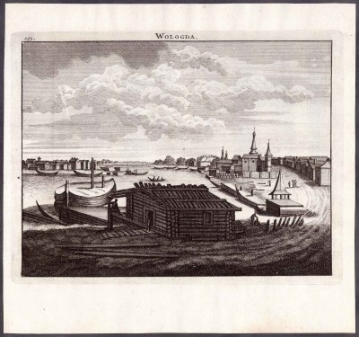 Древние города России. Вологда, 1720-е годы.