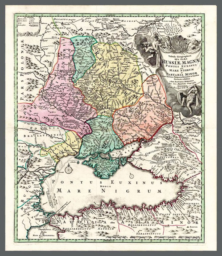 Карта 1720 года