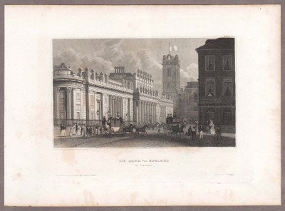Банк Англии, 1830-е годы.