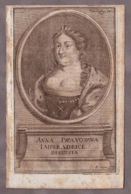 Анна Иоанновна. Императрица России, 1738 год.