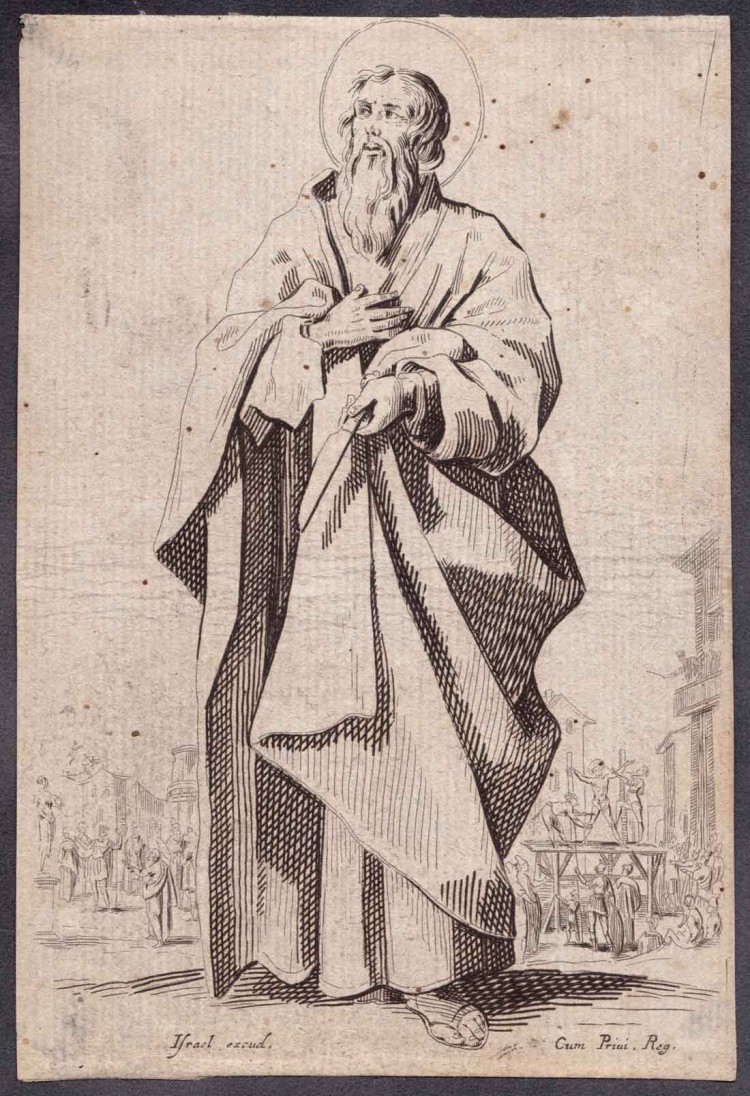 Жак Калло. Святой Варфоломей, 1631 год.