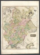 Карта европейской части Российской Империи, 1815 год.