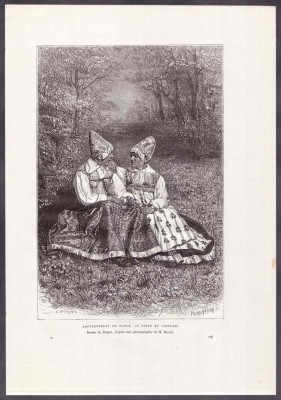 Костюмы народов России. Тула, 1880-е гг.