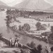 Швейцария. Вид на Тунское озеро, 1840-е годы.