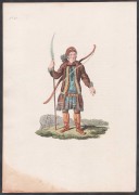 Костюмы народов России. Тунгусский охотник, 1810 год.