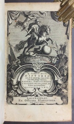 Эльзевиры. История Александра Македонского, 1673 год.