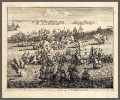 Морское сражение у бухты Кёге в 1677 году.