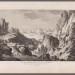 Швейцария. Горы Валь-де-Травер у озера Невшатель, конец XVIII века.