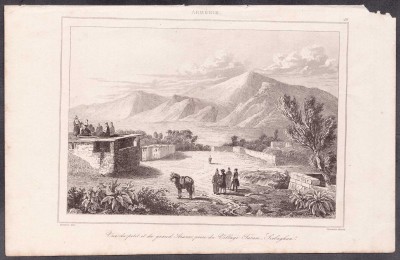 Армения. Вид на Малый и Большой Арарат, 1830-е годы.