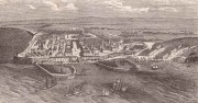 Одесса. Вид на старый город со стороны моря, 1864 год.