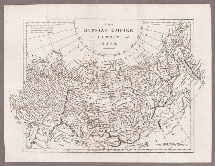 Карта 1820 года