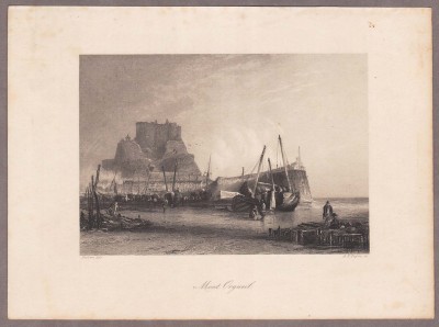 Джерси. Замок Монт-Оргёй, 1850-е годы.