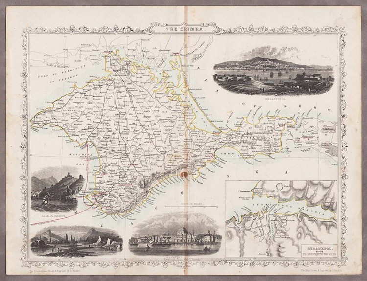 Карта крыма 1920