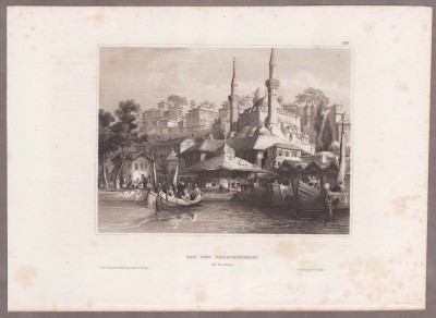 Турция. Ускюдар, район Стамбула, 1830-е годы.
