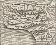 Карта Африки второй половины XVI века.