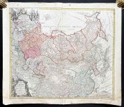Карта России и Тартарии при Анне Иоанновне, 1739 год.