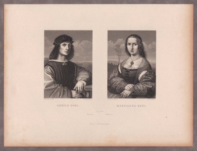 Рафаэль Санти. Парный портрет супругов Дони, 1850-е годы.
