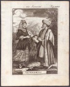 Костюмы народов мира: армяне, начало XVIII века.