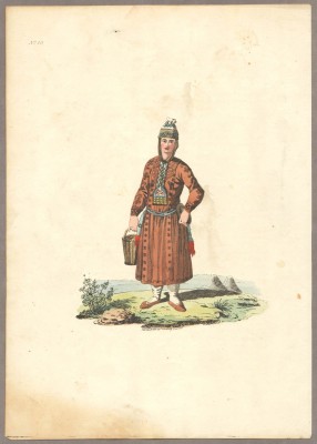 Костюмы народов России. Чувашия, 1803 год.