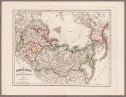 Карта Российской Империи в Европе, Азии и Америке, [1853] год.