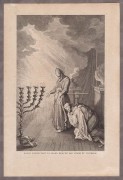 Иудаика. Царь Давид у Меноры, 1722 год.