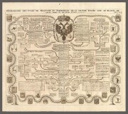 Генеалогическое древо правителей Руси от Рюрика до Петра I, 1714 год.