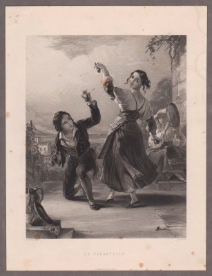 Тарантелла. Итальянский танец, 1859 год.