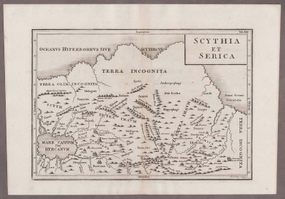Карта Скифии и Серика (Катая), [1755] год.