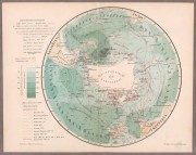 Антикварная карта Антарктиды.