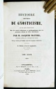 Маттер. Критическая история гностицизма и его влияния, 1843 год.