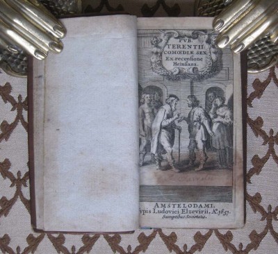Публий Теренций. Комедия. Древний Рим. Эльзевиры, 1651 год. 