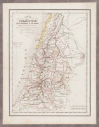 Антикварная карта Израиля.