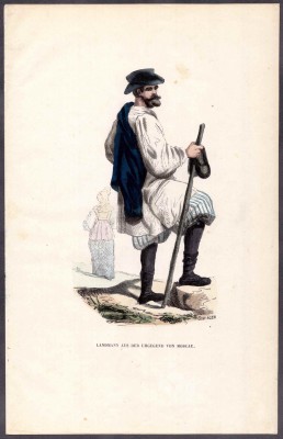 Крестьянин Московской губернии в середине XIX века.