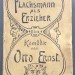 Антикварная книга на немецком языке, 1911 год.