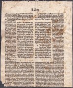 Лист из инкунабулы 1480-х годов.