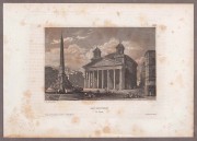 Рим. Пантеон, 1830-е годы.