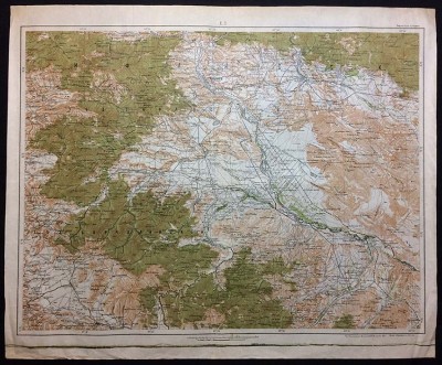 Грузия: Антикварная карта Тифлисской губернии, 1923 год.