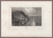 Франция. Вид на Онфлёр, 1830-е годы.