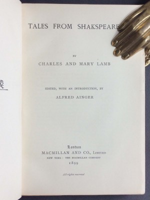 Уильям Шекспир, 1899 год. Только для библиофила.