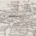 Карта Забайкальского края и Бурятии, 1853 год.