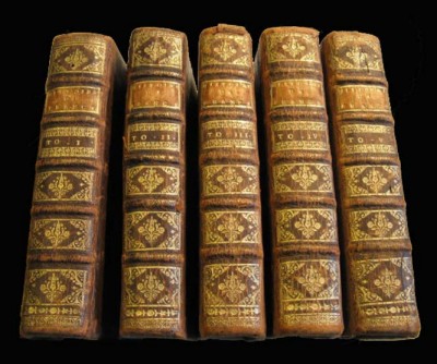 История Франции в 5-и томах, более 50 гравюр, 1683-1684 г.