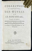  Руссо. Эмиль, или О воспитании. Антикварная книга на французском языке, 1782 год.